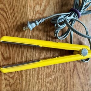 Yellow Drybar Flat Iron Hair Straightener